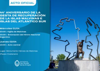 Acto oficial por el 44° aniversario de la Gesta de Malvinas