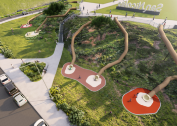 San Nicolás tendrá un nuevo parque infantil con grandes toboganes