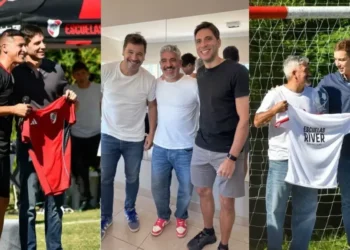 Inauguraron las Escuelas River en San Nicolás con Ortega y Passaglia