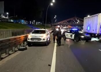 Accidente en la Avenida General Paz: un carril reducido por choque múltiple