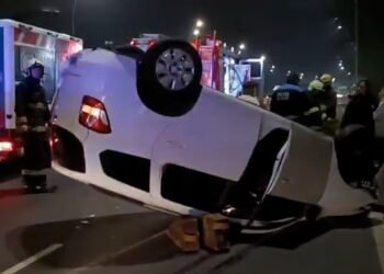 Accidente en la General Paz: tres jóvenes heridos tras choque múltiple