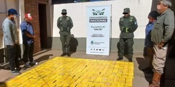 Condenados siete gendarmes por narcotráfico en Salta