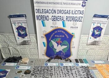 Desarticulan banda de narcotraficantes en Moreno con un operativo sorpresa