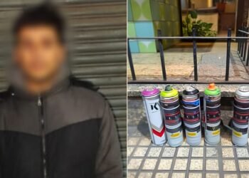 Detenido un joven por vandalizar la AMIA en pleno Balvanera