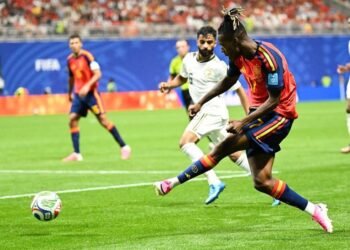 España arrasa a Arabia Saudita en su segundo partido del Mundial 2026