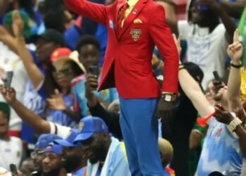 Lumumba Vea: el hincha-estatua que cautivó en el Mundial 2026
