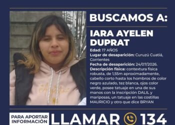 Activan Alerta Sofía por Iara, una adolescente desaparecida en Curuzú Cuatiá