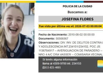 Desapareció una adolescente en Belgrano tras el partido de la Selección