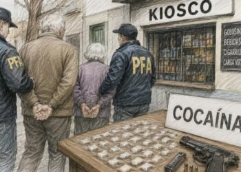 Detenidos en Mar del Plata: una pareja de jubilados vendía cocaína desde su kiosco