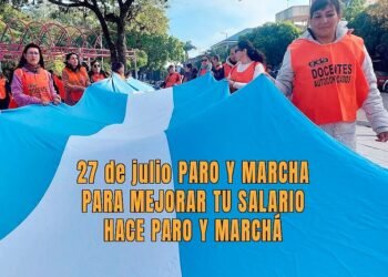 Docentes de Formosa inician el semestre con un paro y reclamos salariales