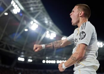 Franco Mastantuono brilla con un gol en la goleada del Real Madrid ante Leganés