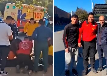 Héroes anónimos: vecinos salvan la vida a ciclista en Córdoba