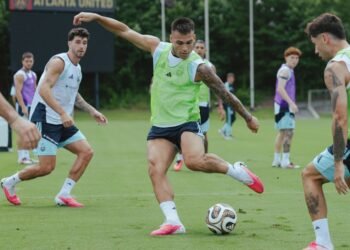 La Selección argentina se despide de Atlanta y se prepara para la final en Nueva York