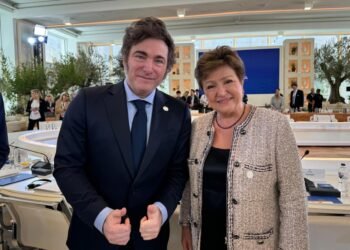 Milei se reunirá con Georgieva y asistirá a la asunción de Fujimori en Perú