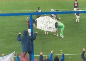 Tigre celebra triunfo con mensaje sobre Malvinas