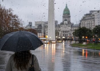 Clima en Buenos Aires: frío y lluvias para el martes 18 de agosto