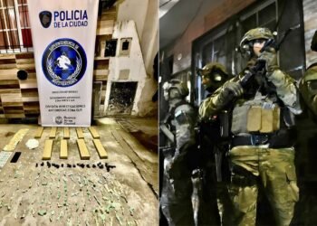 Desmantelan banda narco familiar en la Villa 1-11-14: ocho detenidos y más de ocho kilos de droga incautados