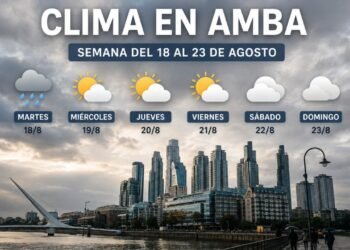 Frío polar y lluvias regresan al AMBA: pronóstico para la semana