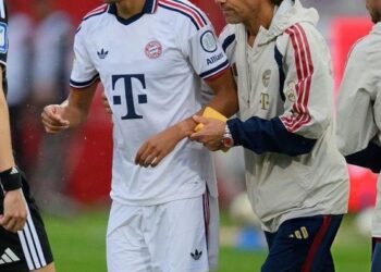 Jamal Musiala se desmaya nuevamente durante un amistoso del Bayern Múnich