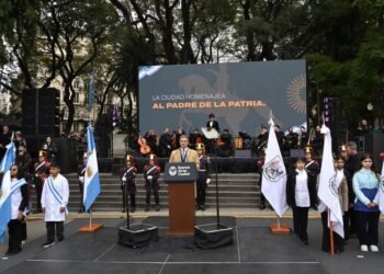 Jorge Macri rinde homenaje a San Martín y reafirma el compromiso con la libertad y el orden