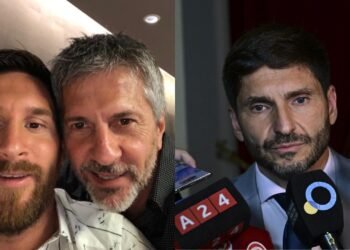 Maximiliano Pullaro rinde homenaje a Jorge Messi, padre de Lionel