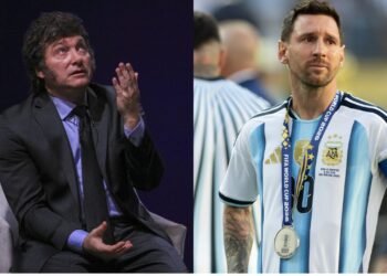 Milei expresa su dolor por el fallecimiento de Jorge Messi, padre de Lionel