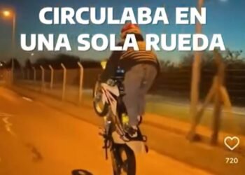 Motociclista inhabilitado hasta 2099 por maniobras peligrosas en Buenos Aires
