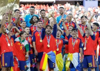 Pablo Gavi se tiñe el pelo de rubio tras la victoria en el Mundial 2026