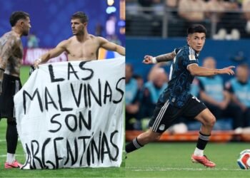 Thiago Almada revela la historia detrás de la bandera de Malvinas en el Mundial