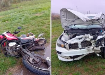 Trágico accidente en Ruta 6: un motociclista pierde la vida
