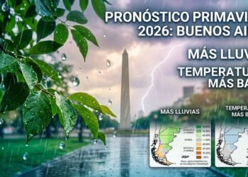 Una primavera inusual: más lluvias y temperaturas frescas en Buenos Aires