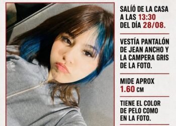 Urgente: Buscan a Ada Jazmín Cervi, una adolescente desaparecida en Merlo