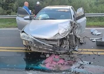 Aldo Leiva, diputado nacional, sufre accidente en la Ruta Nacional 11