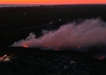 Incendio en Sarandí genera problemas de visibilidad