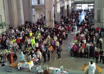 Tras recorrer 75 kilómetros, los peregrinos de Pergamino llegaron al Santuario de San Nicolás