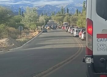 Corte en Ruta 40 por falta de agua en San José Norte, Catamarca