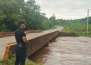 Crecida de ríos en Misiones: 14 pasos fronterizos cerrados y 154 evacuados