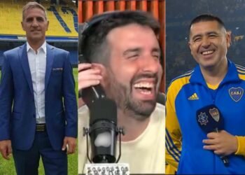 Riquelme sorprende en vivo y deja picante la charla con Azzaro